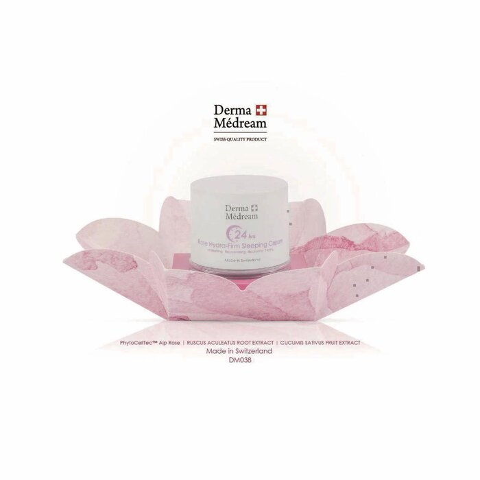 Derma Medream ROSE Hydra-Firm Sleeping Cream (Moisturising, Rejuvenating, Radiance, Firing) (e50ml) DM038 Fixed SizeProduct Thumbnail