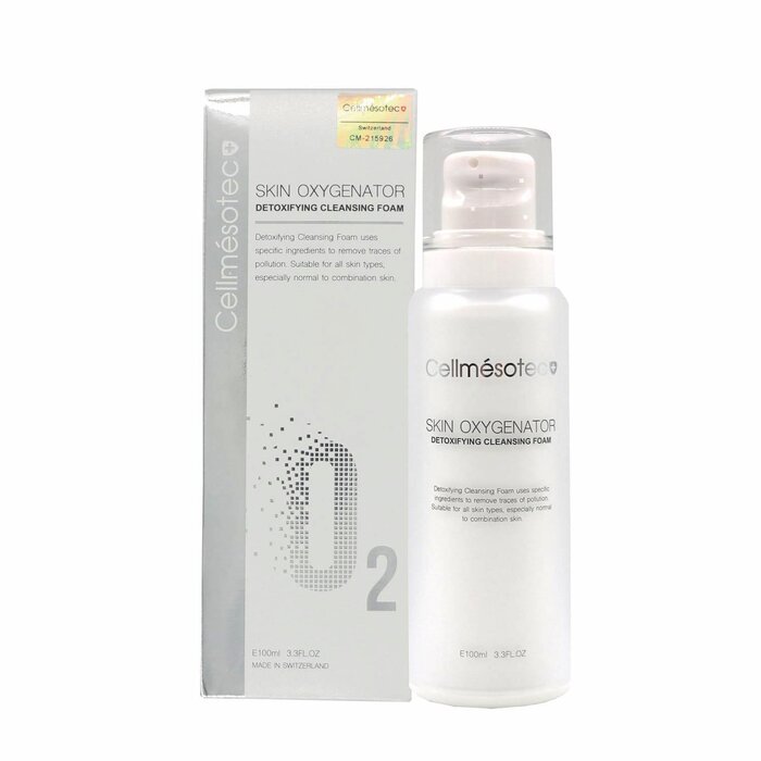 Cellmesotec Skin Oxygenator Detoxifying Cleansing Foam (Make Up Removing, Exfolianes, Pore Minimizing) (e100ml) CM008 Fixed SizeProduct Thumbnail