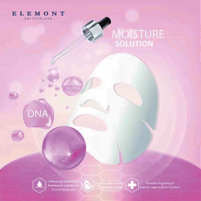 ELEMONT DNA Instant Lift Face Mask (Hydrating, Antioxidant, Anti-Wrinkling, Anti-Aging, Reduce Fine Lines) (e35ml Sheet/5 Sheets per Box) E302 Fixed SizeProduct Thumbnail