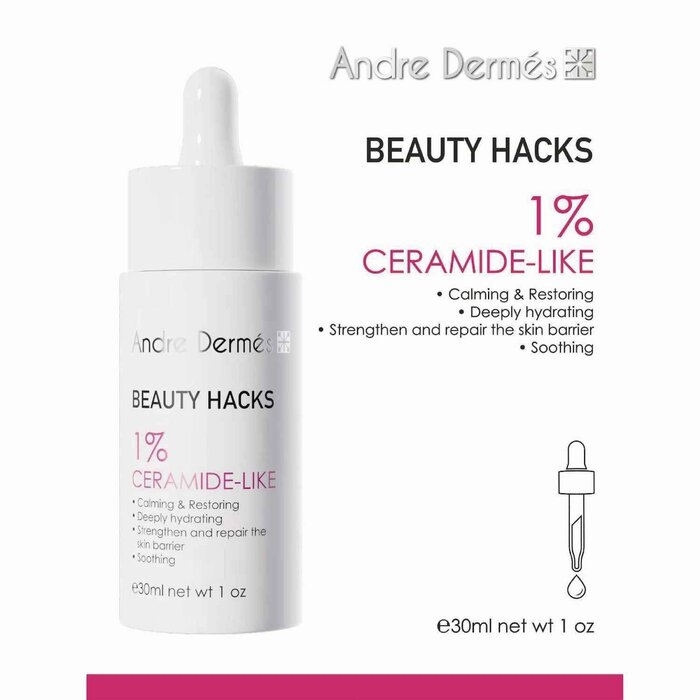 Andre Dermes Beauty Hacks 1Percent Ceramide-Like Serum 30 mlProduct Thumbnail