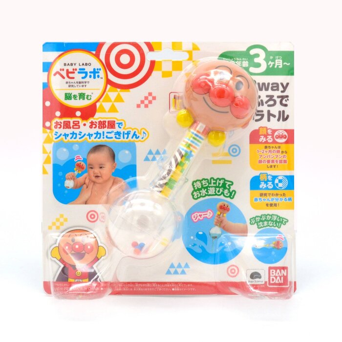 호빵맨 Anpanman  Bandai Anpanman 2Ways Bath And Rattle 3m+ Fixed SizeProduct Thumbnail