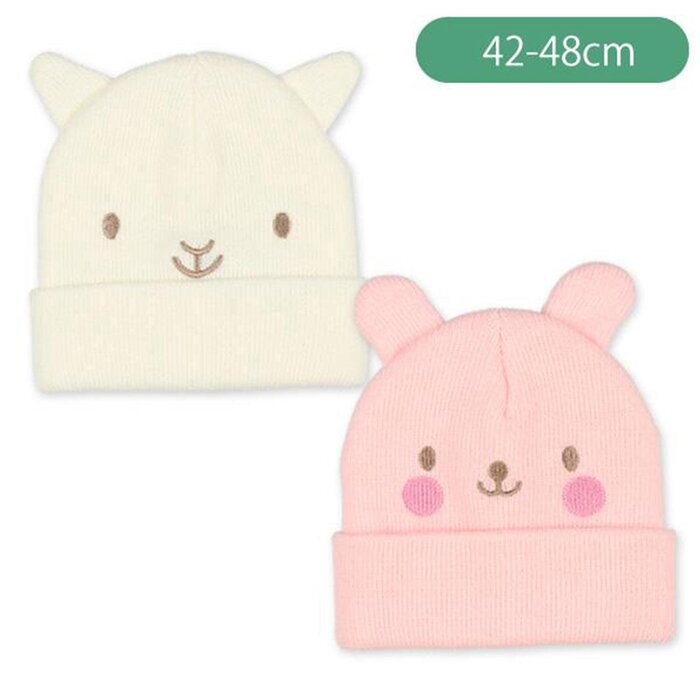 Elfindoll  NISHIMATSUYA Animal Shaped Baby Knitted Hat Ivory 42-48cm Fixed SizeProduct Thumbnail
