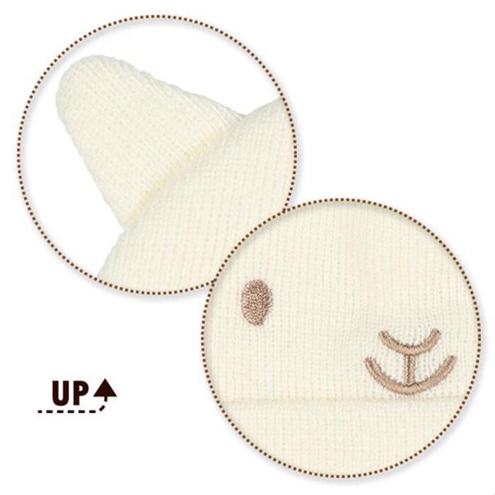 Elfindoll  NISHIMATSUYA Animal Shaped Baby Knitted Hat Ivory 42-48cm Fixed SizeProduct Thumbnail