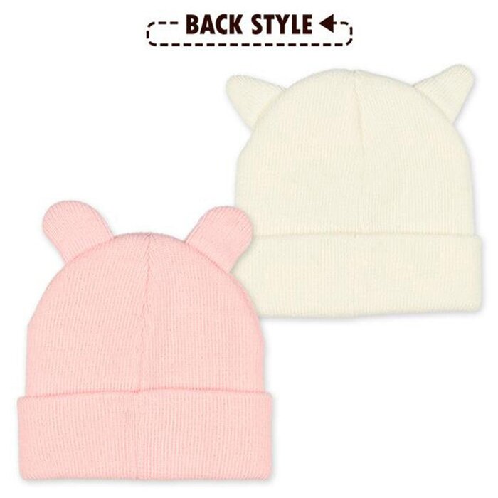 Elfindoll  NISHIMATSUYA Animal Shaped Baby Knitted Hat Ivory 42-48cm Fixed SizeProduct Thumbnail