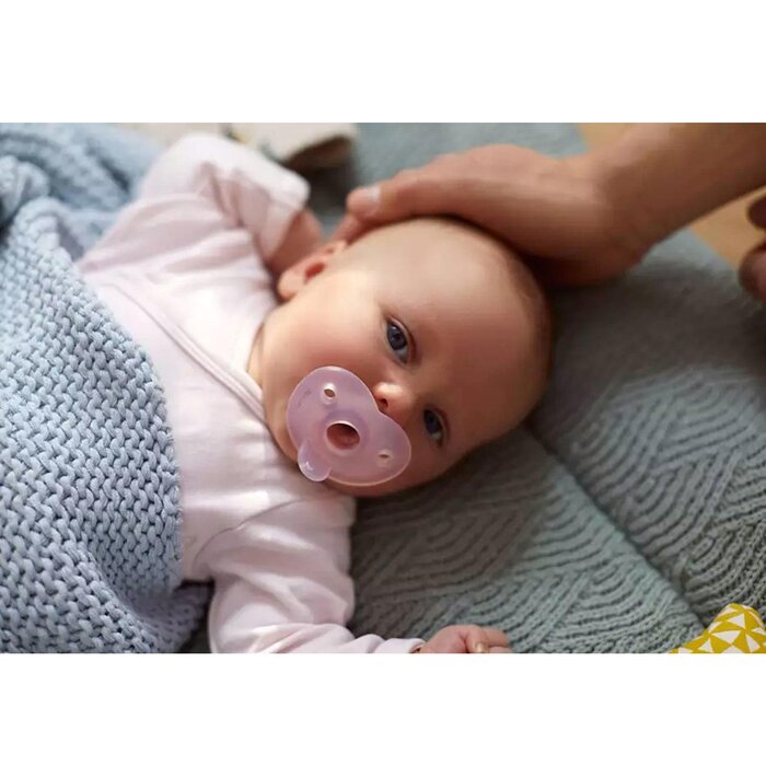 Philips avent Philips Avent Soothie Pacifier Pink(0-6M) Made in the USA Fixed SizeProduct Thumbnail