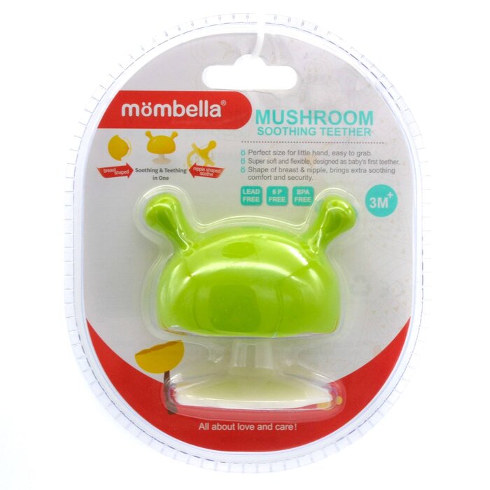 Mombella Mombella Teether Mushroom 3m+ (Random color) Fixed SizeProduct Thumbnail