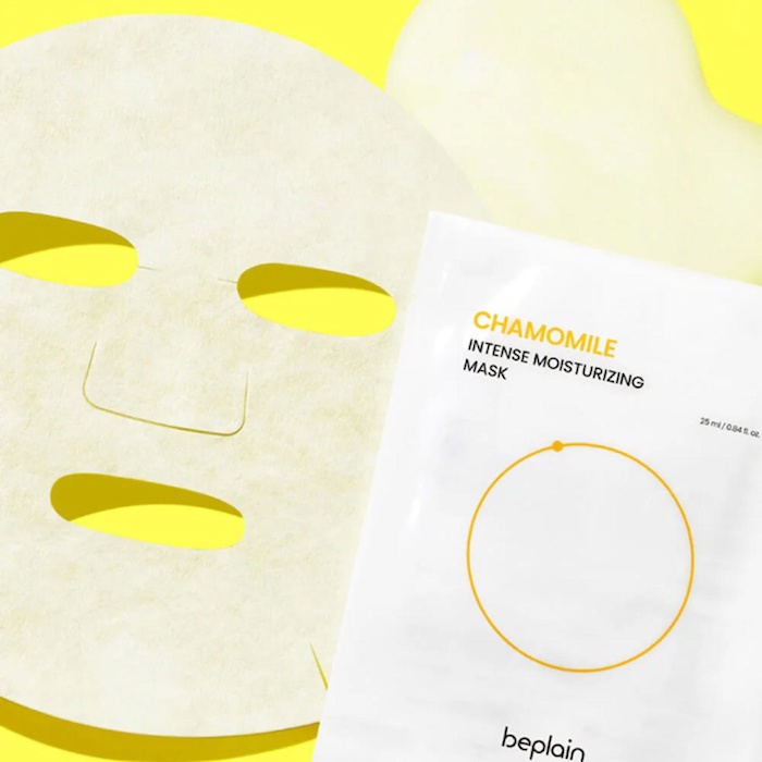 Beplain Chamomile Intense Moisturizing Mask 5 Sheets 5pcsProduct Thumbnail