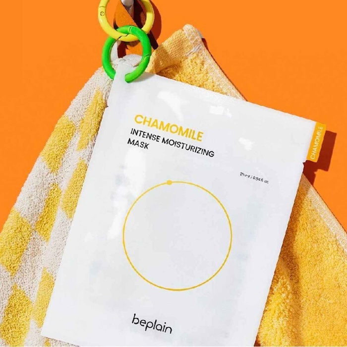 Beplain Chamomile Intense Moisturizing Mask 5 Sheets 5pcsProduct Thumbnail