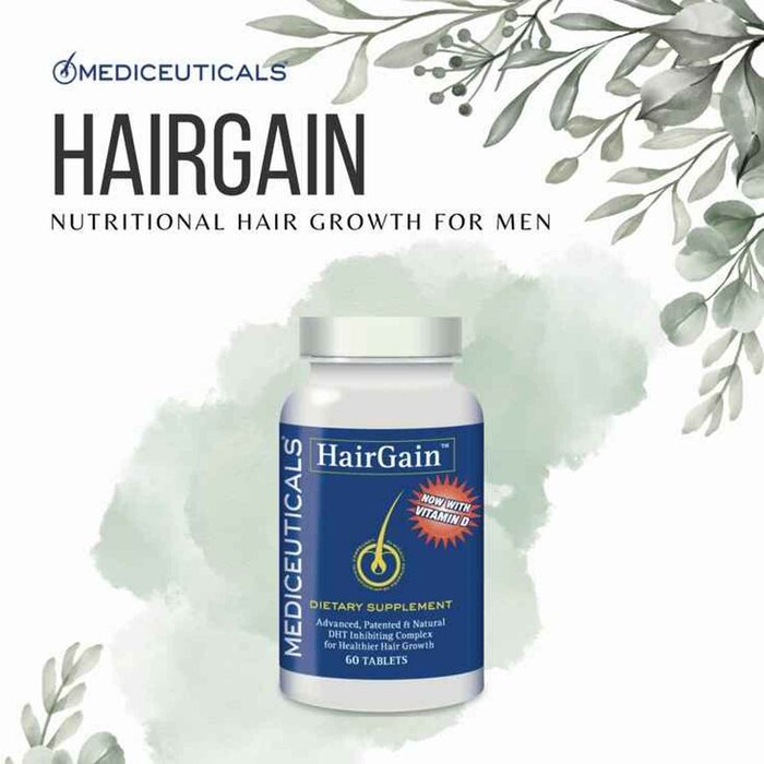 Mediceuticals 美國  HAIRGAIN MEN 育髮膳⻝補充劑 (專利男士草本配方) 60 capsulesProduct Thumbnail