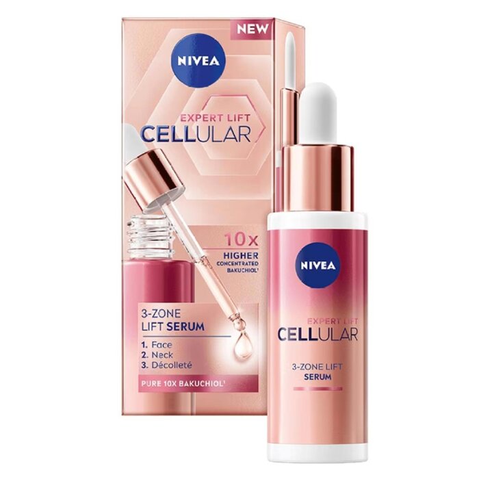니베아 Nivea CELLULAR EXPERT LIFT 3-ZONE LIFT SERUM 30ML Fixed SizeProduct Thumbnail