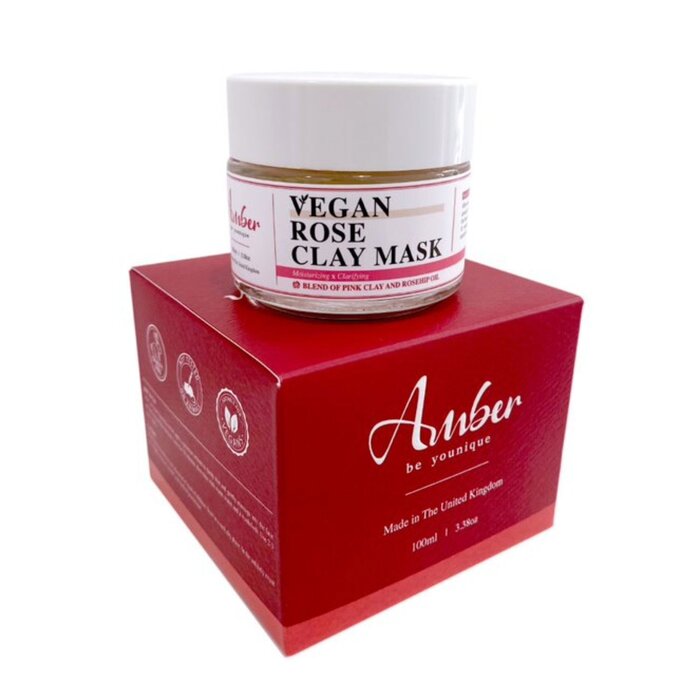 AMBER be younique Vegan Pink clay mask 100ml Picture ColorProduct Thumbnail