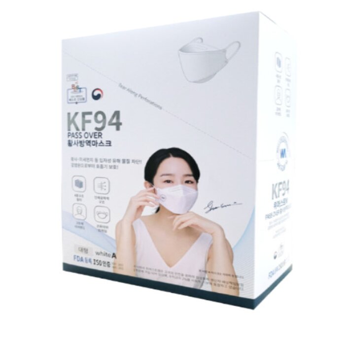 過ぎ越しの祭り Passover South Korea Pass Over-KF94 4-layer anti-epidemic three-dimensional white mask Picture ColorProduct Thumbnail