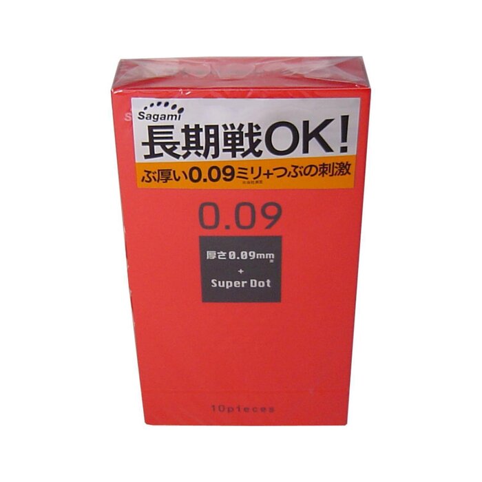 Sagami 相模 相模 0.09 凸點 10 片裝 乳膠安全套 Fixed SizeProduct Thumbnail