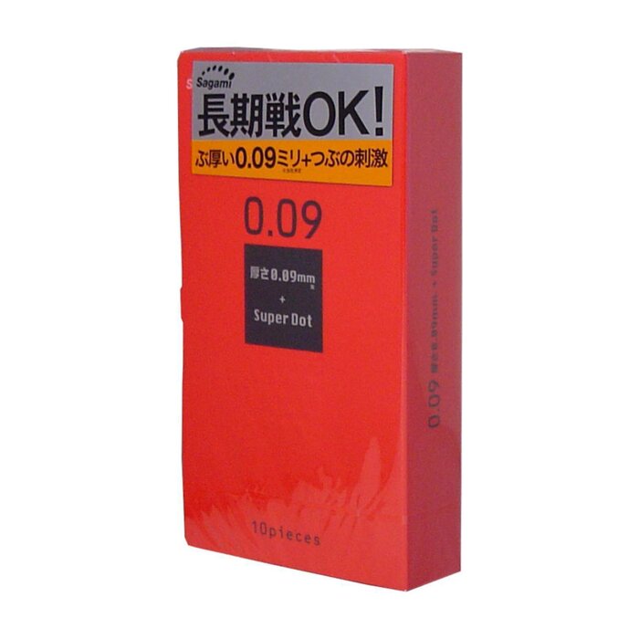 Sagami 相模 相模 0.09 凸點 10 片裝 乳膠安全套 Fixed SizeProduct Thumbnail