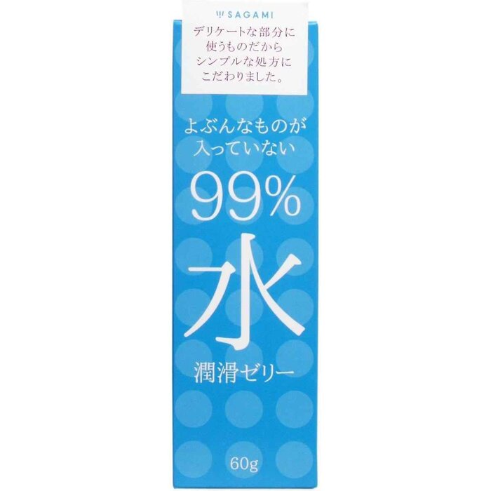 Sagami Sagami 99% Water Lubricating Gel 60g Water-based Lubricant Fixed SizeProduct Thumbnail
