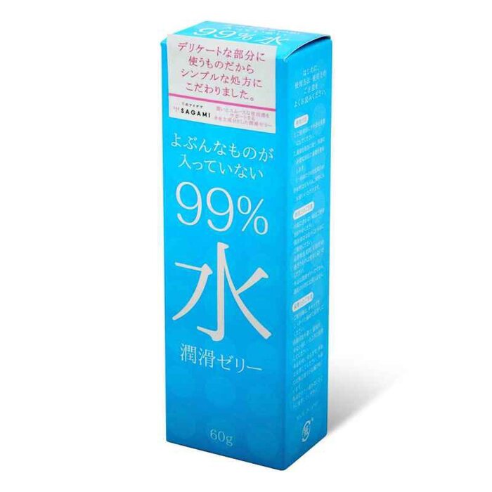 Sagami Sagami 99% Water Lubricating Gel 60g Water-based Lubricant Fixed SizeProduct Thumbnail