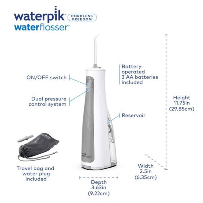 Waterpik Waterpik WF-03 Cordless Freedom Water Flosser Fixed SizeProduct Thumbnail