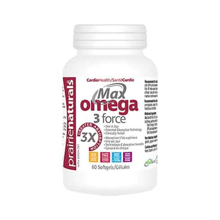Prairie Naturals Prairie Naturals Max Omega 3 Force 60s Fixed SizeProduct Thumbnail