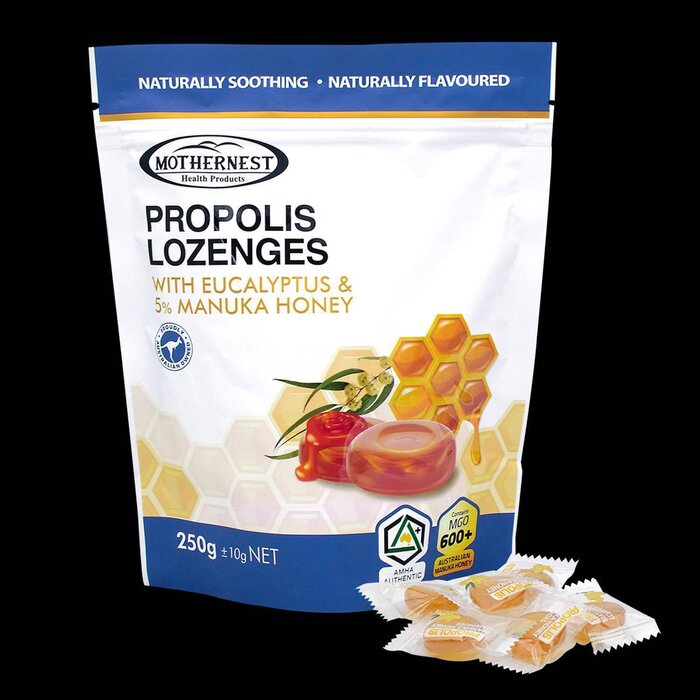 Mothernest Propolis Lozenges with Eucalyptus & Manuka Honey 250gProduct Thumbnail