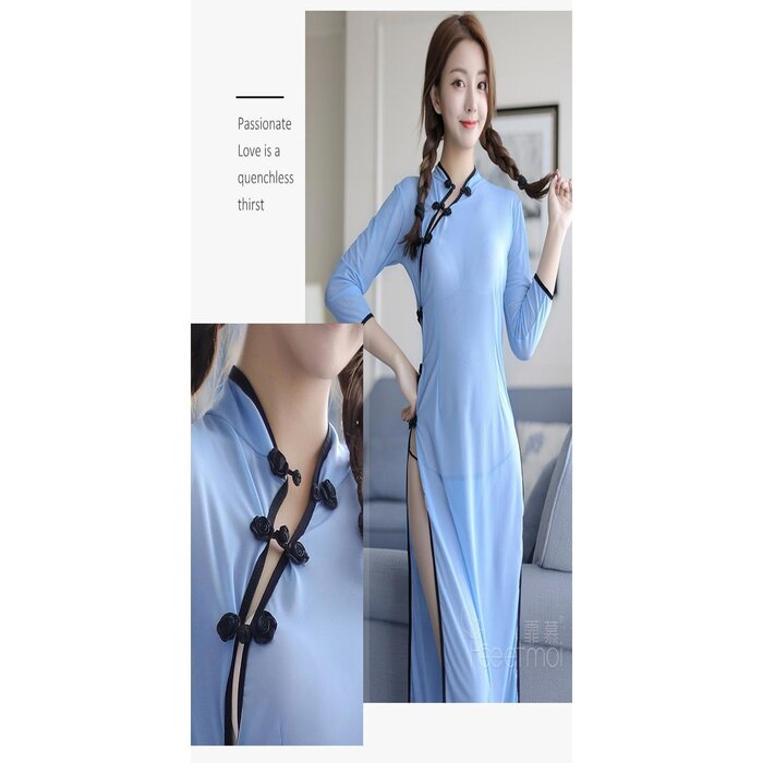 Fee et moi Obsessive Perspective-Long Cheongsam Fixed SizeProduct Thumbnail