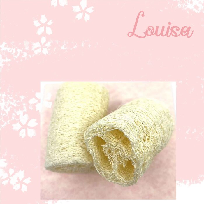 LOUISA LOUISA Bath washing Natural Loofah 7.5 cm * 2 pcsProduct Thumbnail