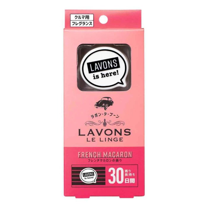 LAVONS 車用消臭香薰盒 - 法式馬卡龍 (1入) 41gProduct Thumbnail