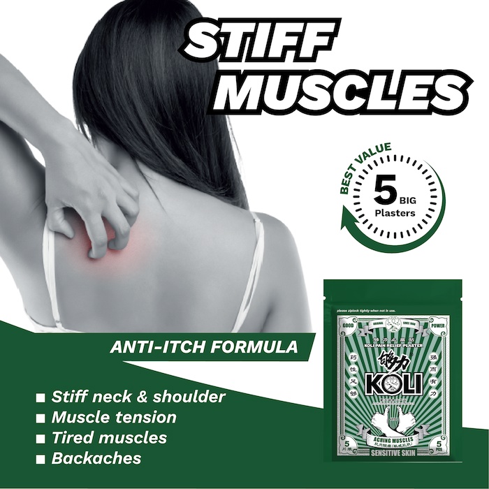 KOLI Sensitive Pain Relief Miracle Plaster - Aching Muscles 5s (Good