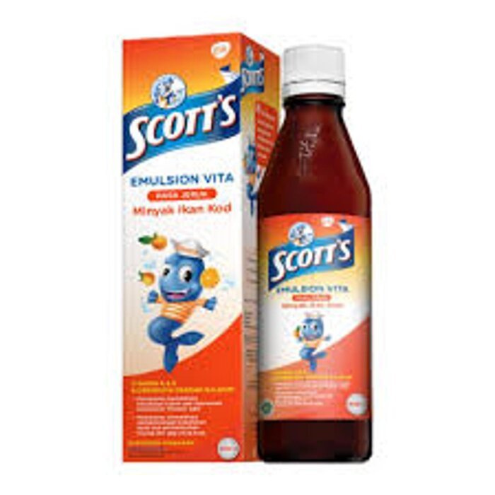 Scott's British version of Scott’s 400ml orange fish oil (Hong Kong version 80) fixed sizeProduct Thumbnail