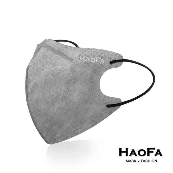 HAOFA 3D氣密型立體醫療口罩（台灣N95規格）晨霧灰色 | 30片 升級版 M Size Fixed SizeProduct Thumbnail
