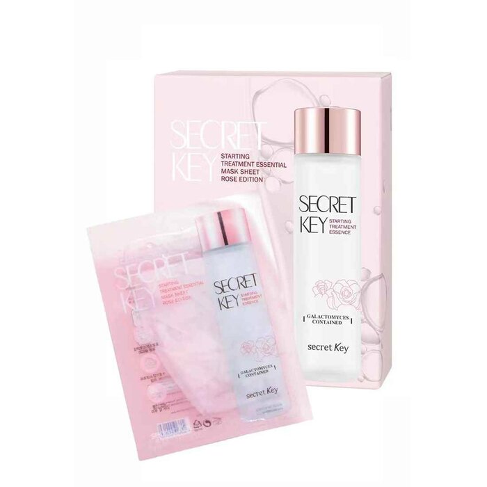 Secret Key Starting Treatment Essential Mask Sheet（Rose Edition） 10 picProduct Thumbnail