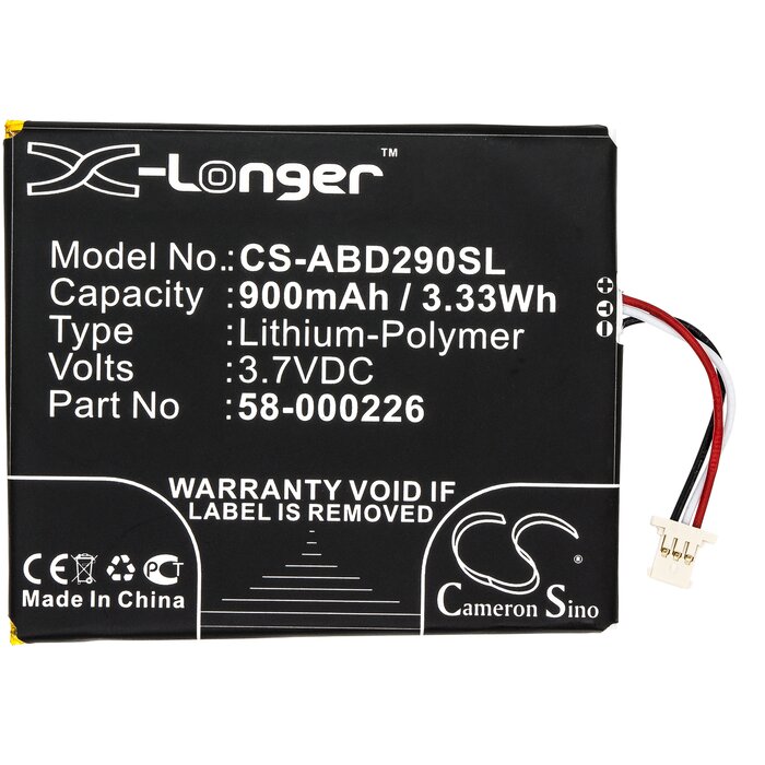 Amazon CS-ABD290SL - replacement battery for Amazon Fixed sizeProduct Thumbnail