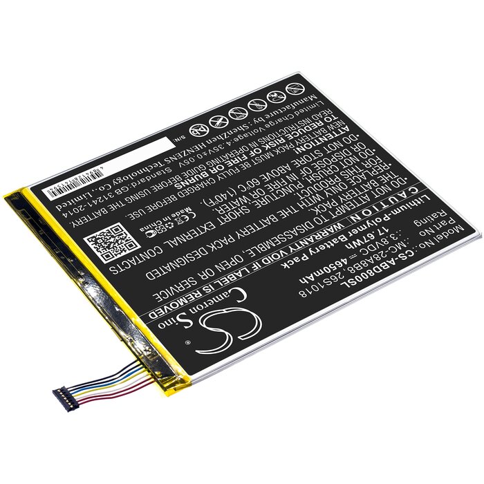 Amazon CS-ABD800SL - replacement battery for Amazon Fixed sizeProduct Thumbnail