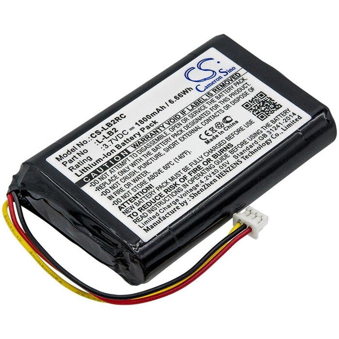 Logitech CS-LB2RC - replacement battery for Logitech Fixed sizeProduct Thumbnail