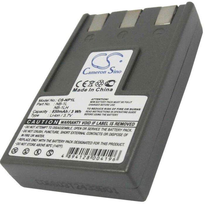 Canon CS-NP1L - replacement battery for Canon Fixed sizeProduct Thumbnail