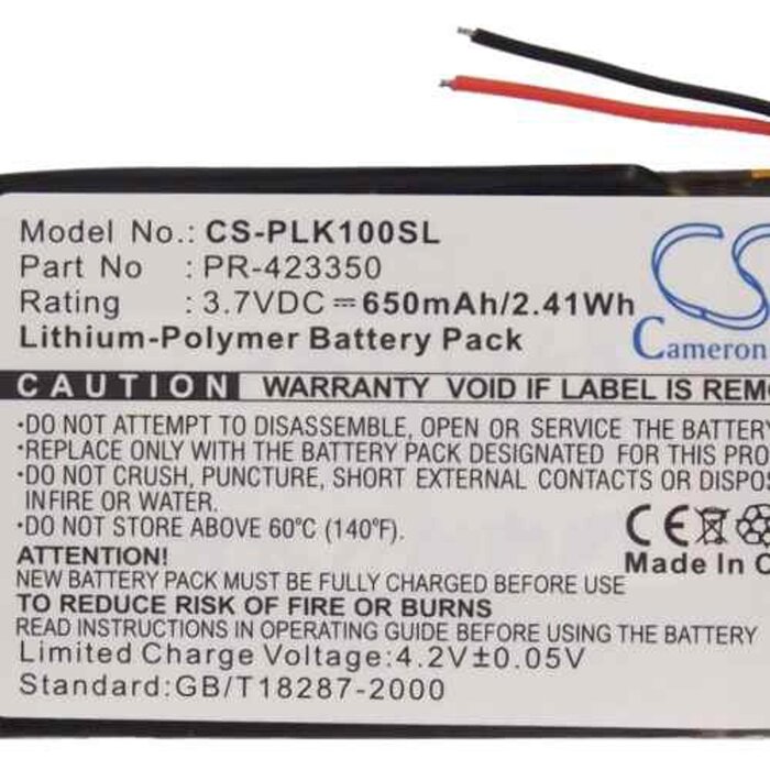 Sony CS-PLK100SL - replacement battery for Sony Fixed sizeProduct Thumbnail