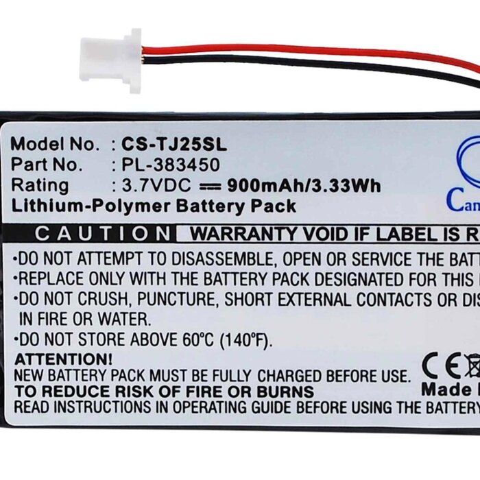 Sony CS-TJ25SL - replacement battery for Sony Fixed sizeProduct Thumbnail