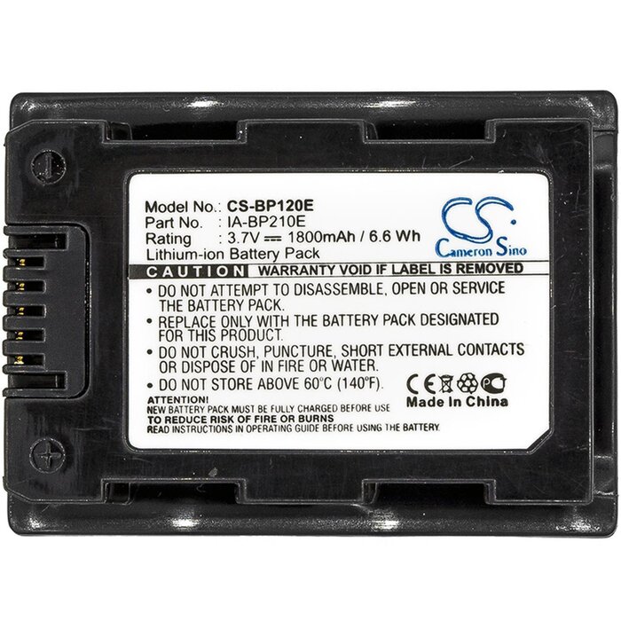 Samsung CS-BP120E - replacement battery for SAMSUNG Fixed size
