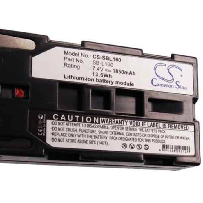 Samsung CS-SBL160 - replacement battery for SAMSUNG Fixed sizeProduct Thumbnail