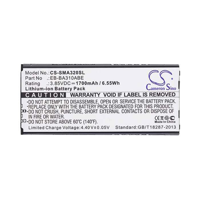 Samsung CS-SMA320SL - replacement battery for SAMSUNG Fixed sizeProduct Thumbnail