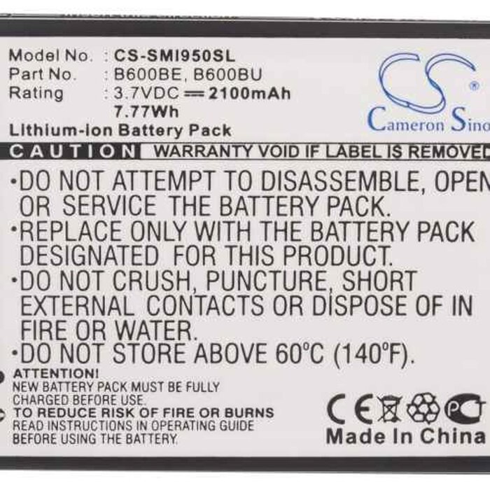 Samsung CS-SMI950SL - replacement battery for SAMSUNG Fixed sizeProduct Thumbnail