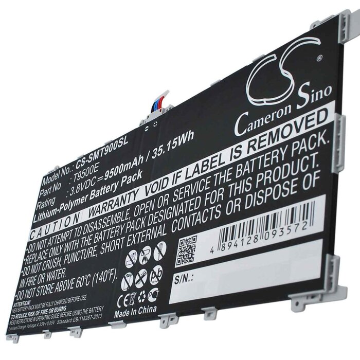 Samsung CS-SMT900SL - replacement battery for SAMSUNG Fixed sizeProduct Thumbnail