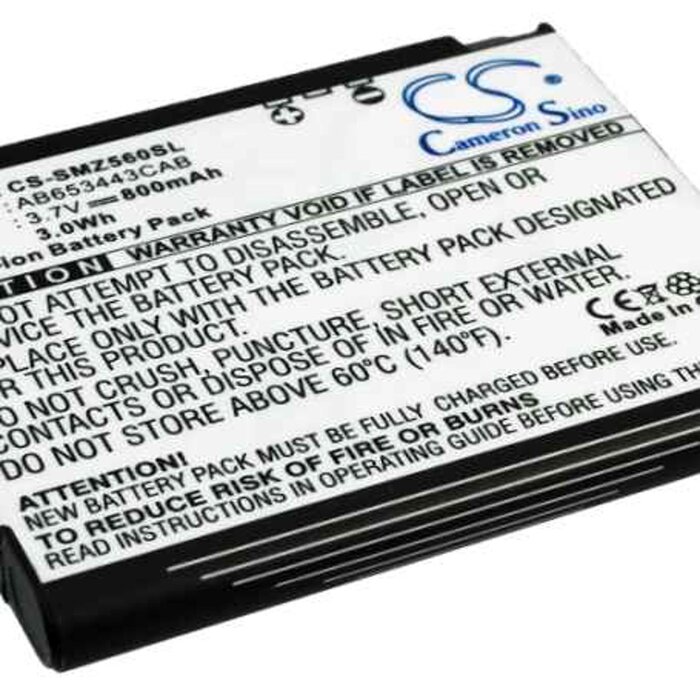 Samsung CS-SMZ560SL - replacement battery for SAMSUNG Fixed sizeProduct Thumbnail