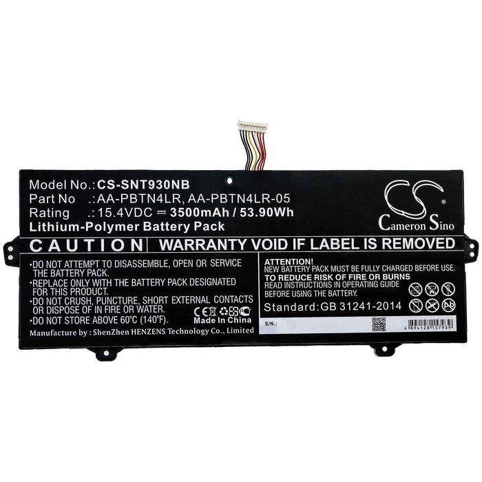 Samsung CS-SNT930NB - replacement battery for SAMSUNG Fixed sizeProduct Thumbnail