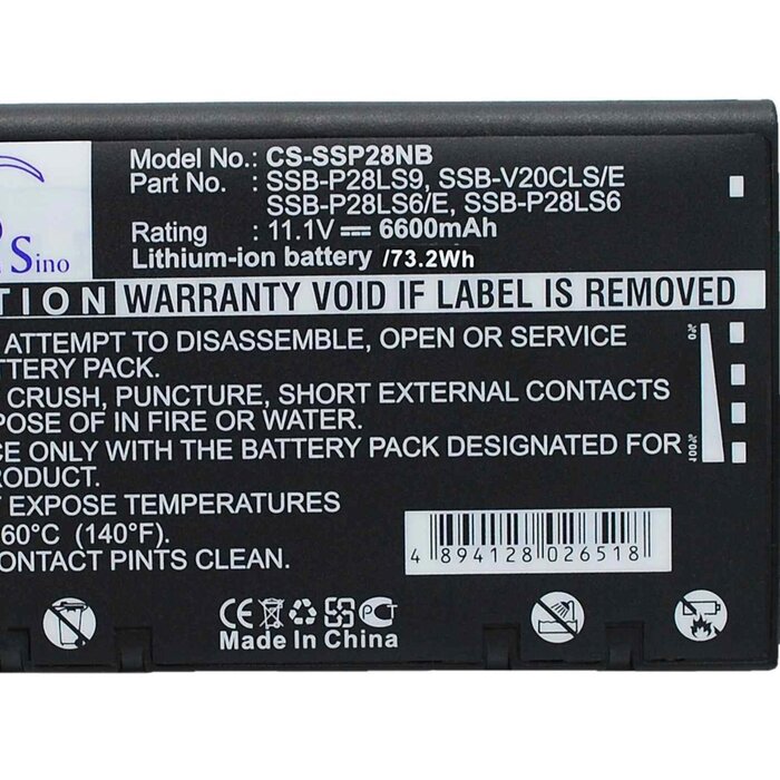 Samsung CS-SSP28NB - replacement battery for SAMSUNG Fixed sizeProduct Thumbnail