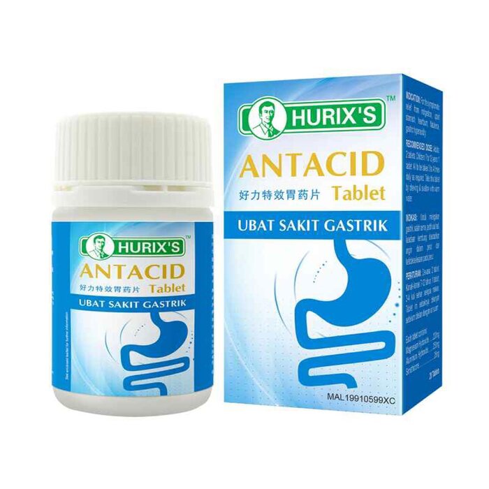 Hurix's Hurix's Antacid Tablet 20's x 4 bottleProduct Thumbnail
