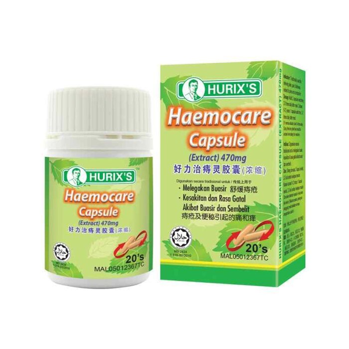 Hurix's Hurix's Haemocare Capsule 20's x 4 boxesProduct Thumbnail