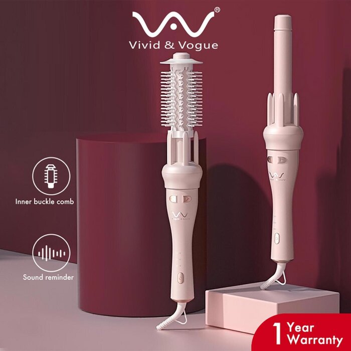 Vivid Vogue Vivid & Vogue Automatic Rotating Hair Curler - Gen 3 Fixed SizeProduct Thumbnail