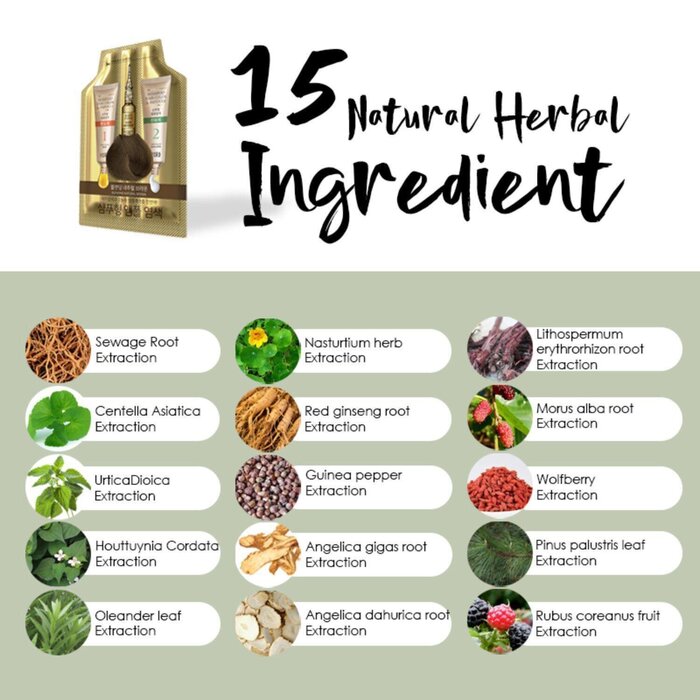Pyeonan Haraz 5 Min Shampoo Hair Color & Ampoule Fixed SizeProduct Thumbnail