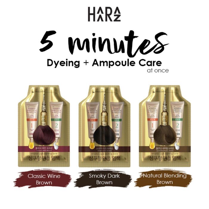 Pyeonan Haraz 5 Min Shampoo Hair Color & Ampoule Fixed SizeProduct Thumbnail