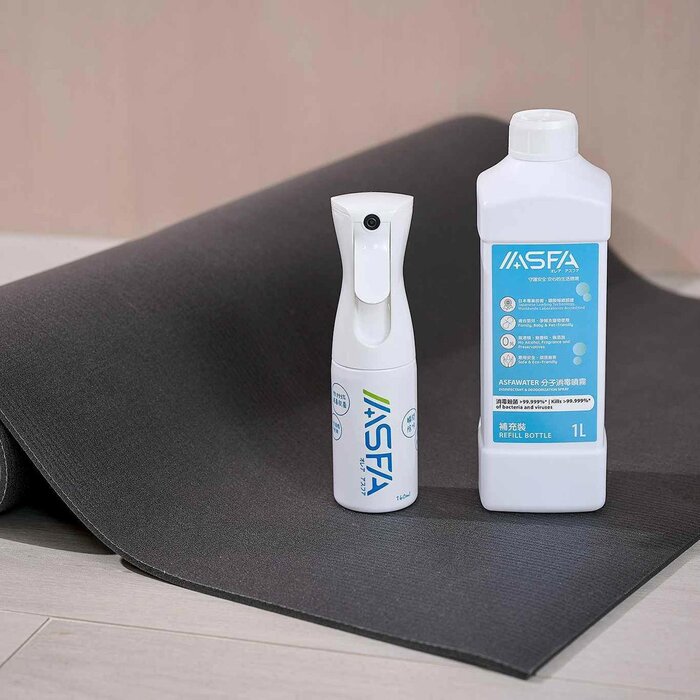 ASFAWATER 阿斯發生物科技香港有限公司 分子消毒噴霧 │ 補充裝【1L】+ 高壓噴霧瓶【160ml】 Fixed SizeProduct Thumbnail